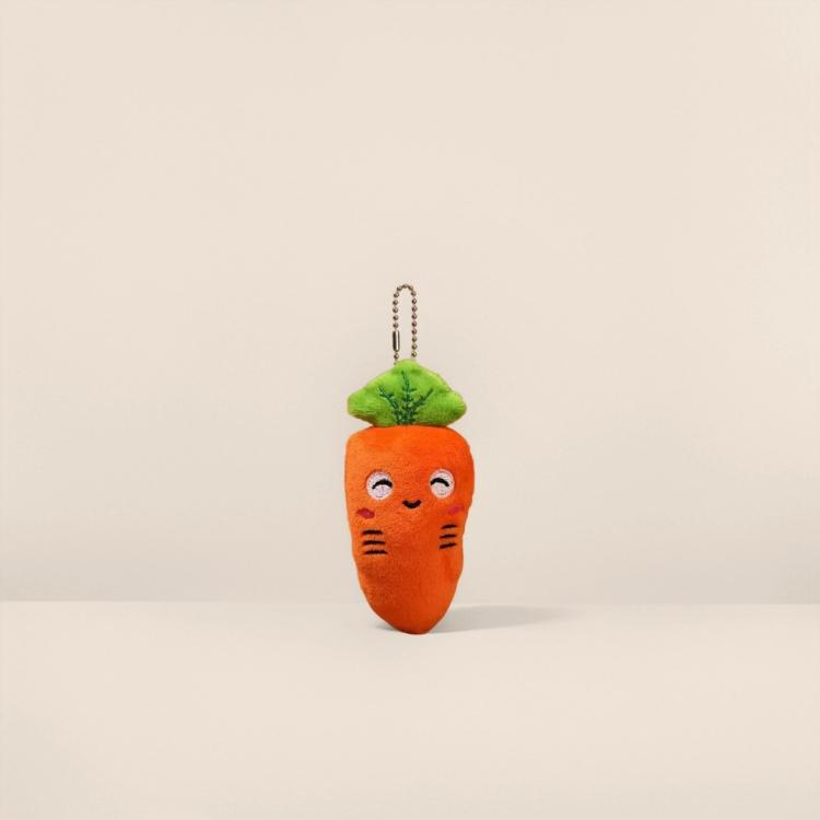 fruit and vegetable plush keychains China
